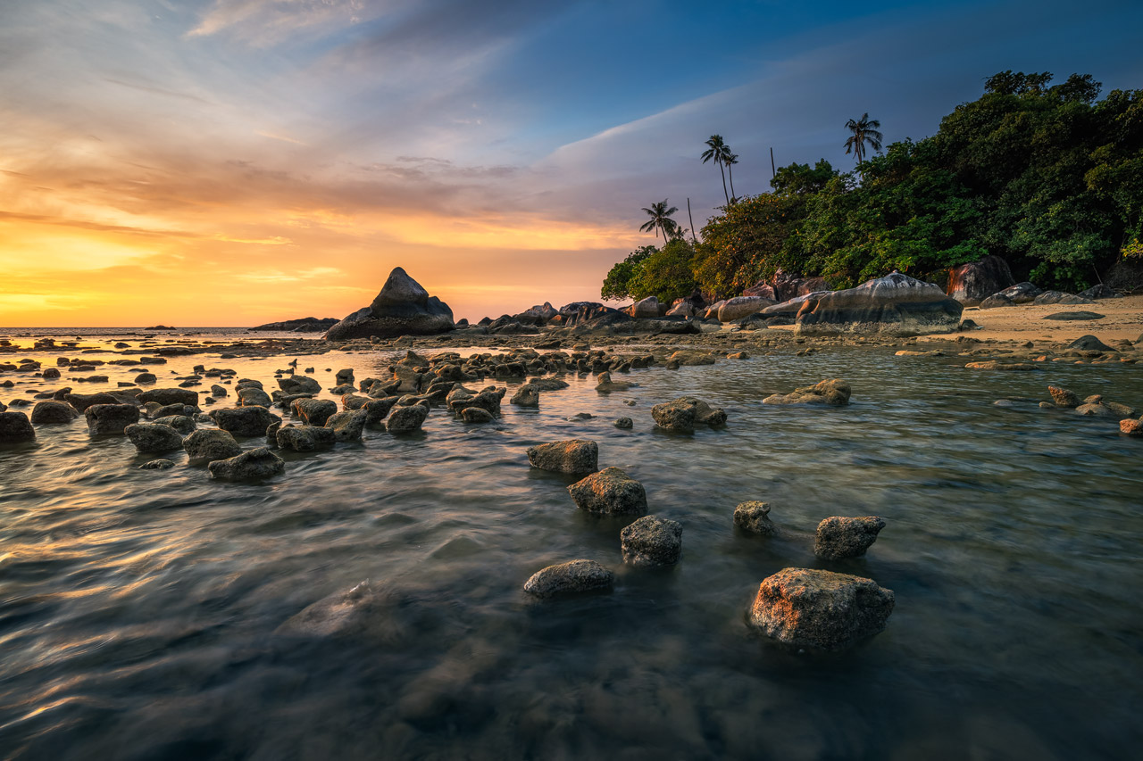 Landscape Photo of Spectacular Sunset on Tioman Island