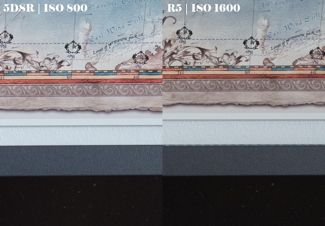 Canon EOS R5 High ISO comparison