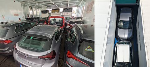 Corfu Ferry Cars