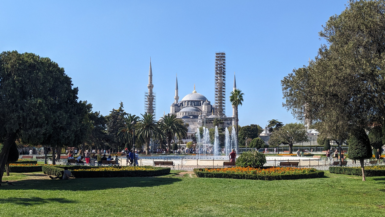 Blue Mosque Construction