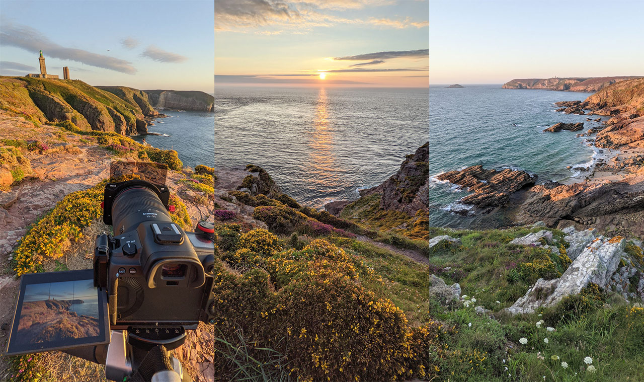 Photographing Cap Frehel Photographing Cap Frehel