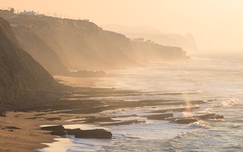 Photographing Magoito Beach at Sunset