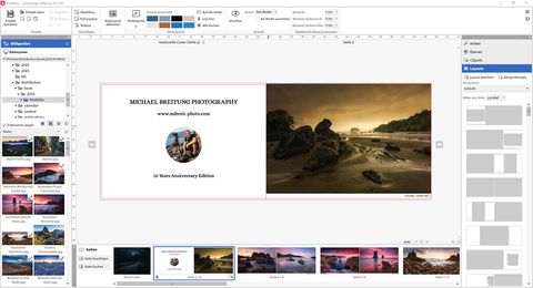 Screenshot of Saal Digital Software
