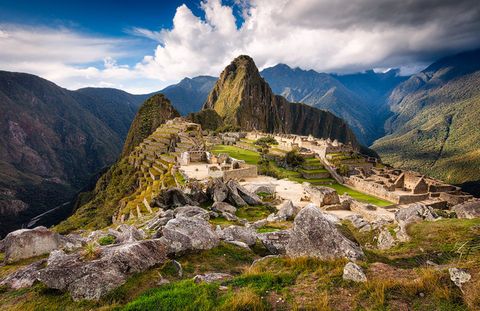 Machu Picchu in golden afternoon light