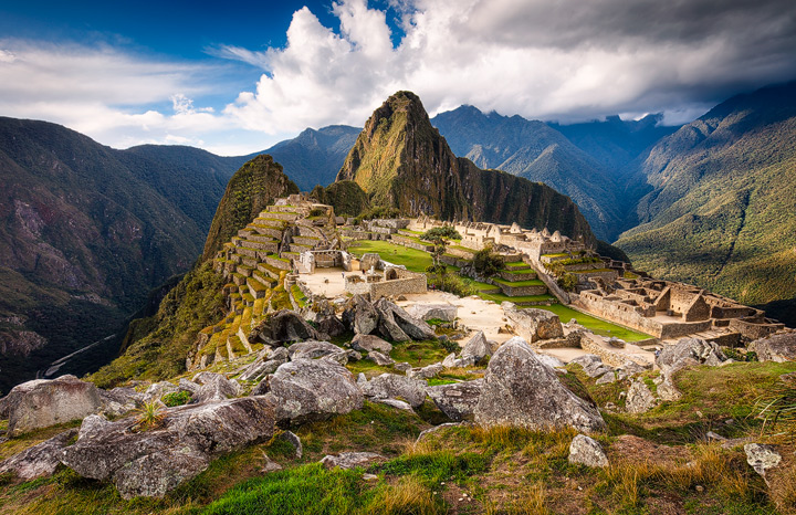 Machu Picchu in golden afternoon light