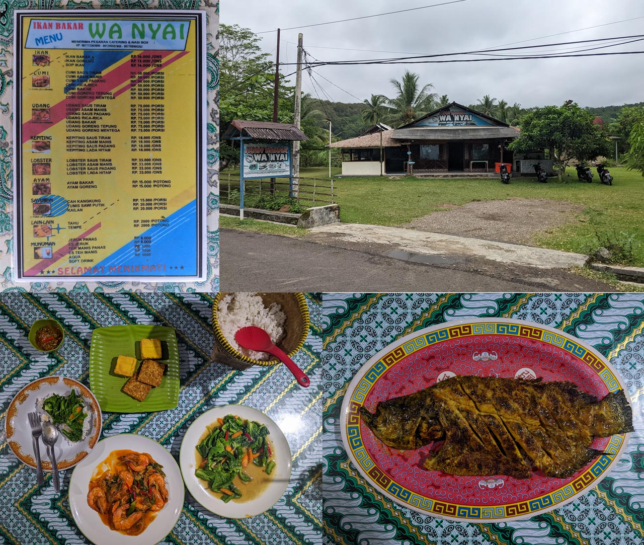 Wa Nyai Restaurant Sawarna Wa Nyai Restaurant Sawarna