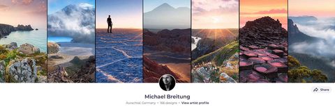 Redbubble Banner for Michael Breitung