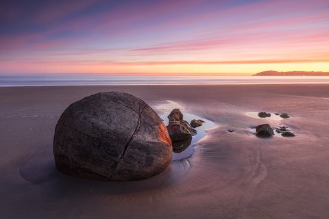 Moeraki Boulders in Twilight