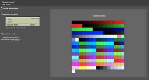 iProfiler Measurement Page