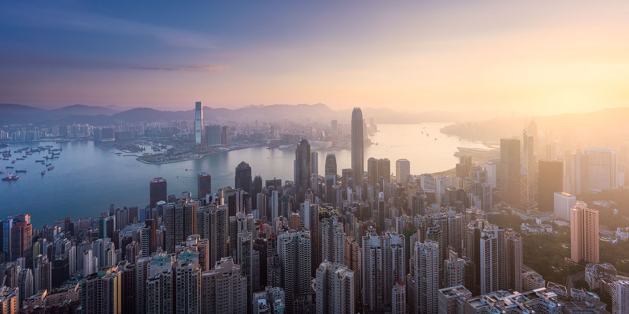 View from Lugard Road Viewpoint over Hong Kong