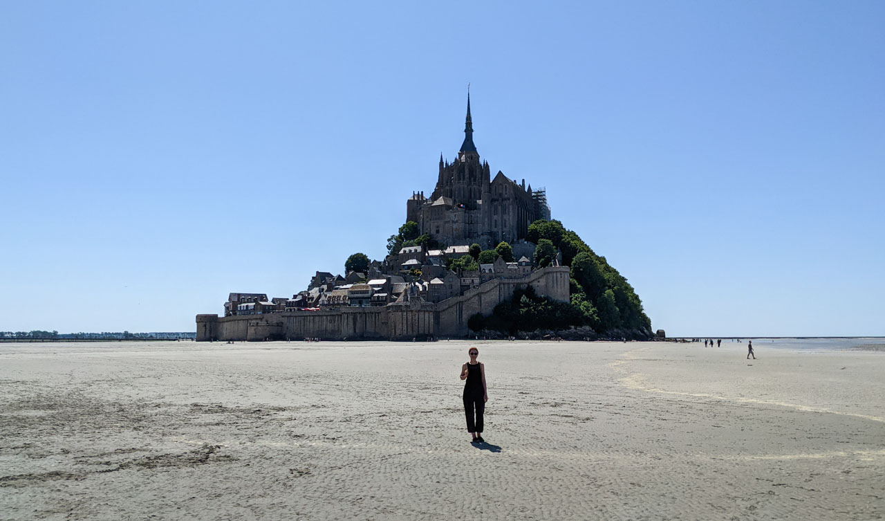 Mont Saint Michel Low Tide