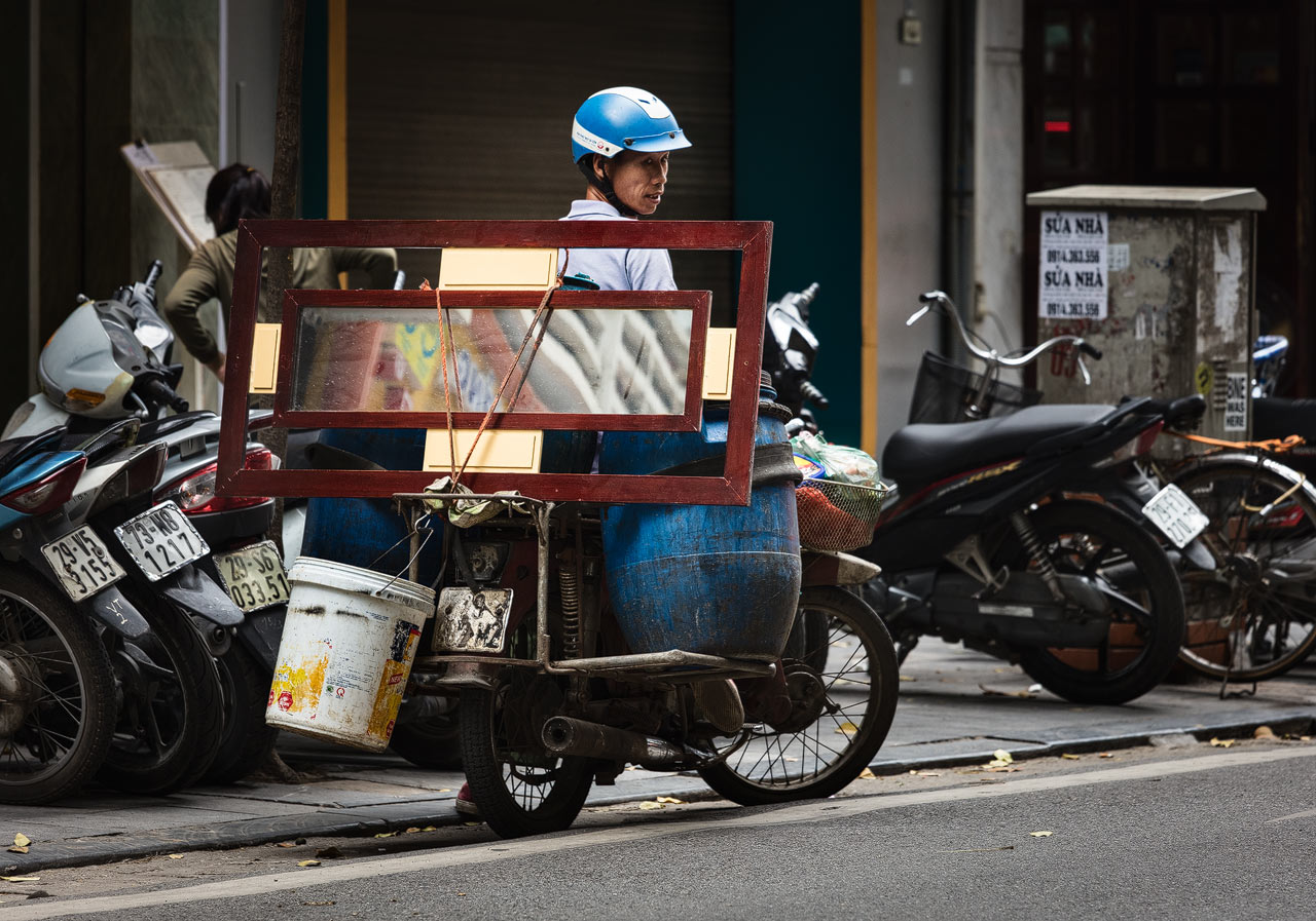 Hanoi Straßen Szene