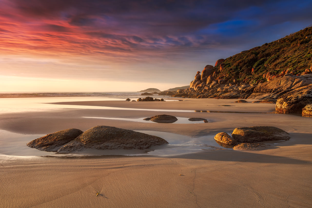 Golden Whisky Bay Fineart Print