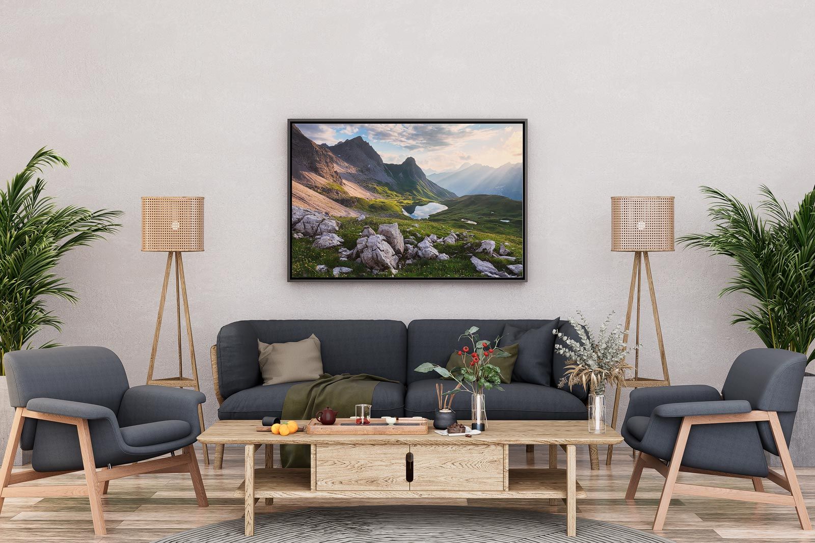 Rappensee Sunset Fine Art Print