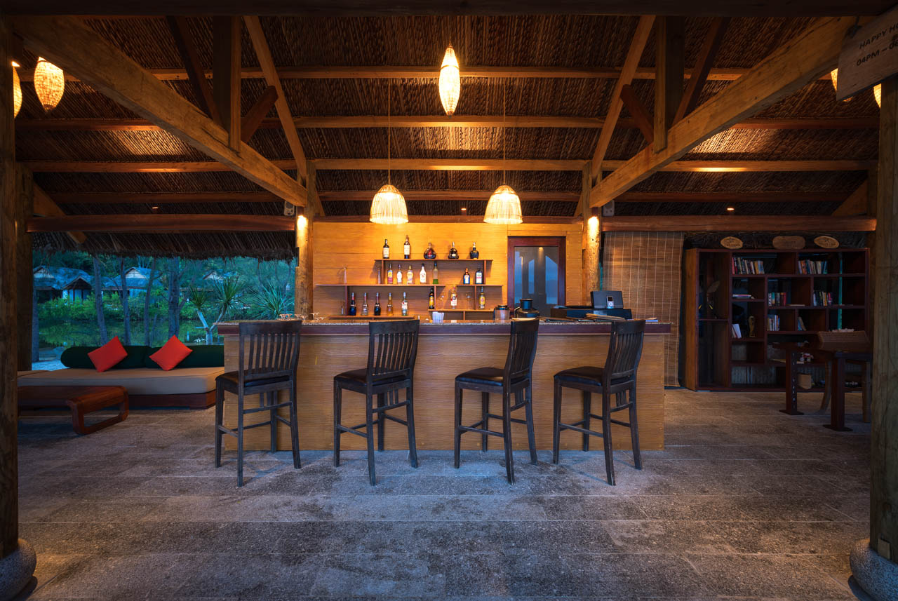 Beach Bar during blue hour