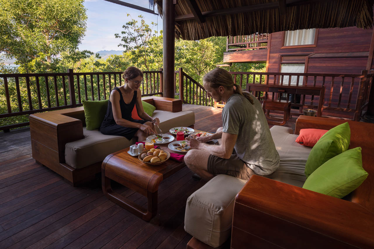 Breakfast in Hill Top Villa
