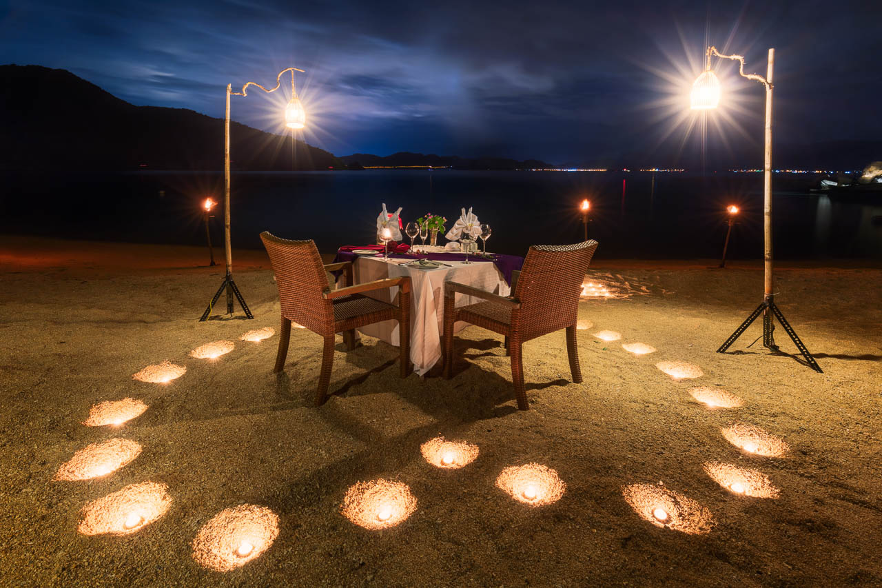 Dinner at Beach