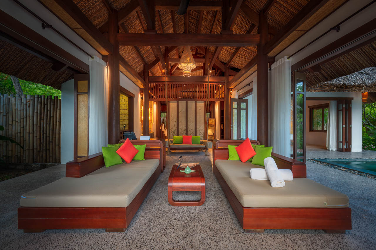 Living Room of Lagoon Villa