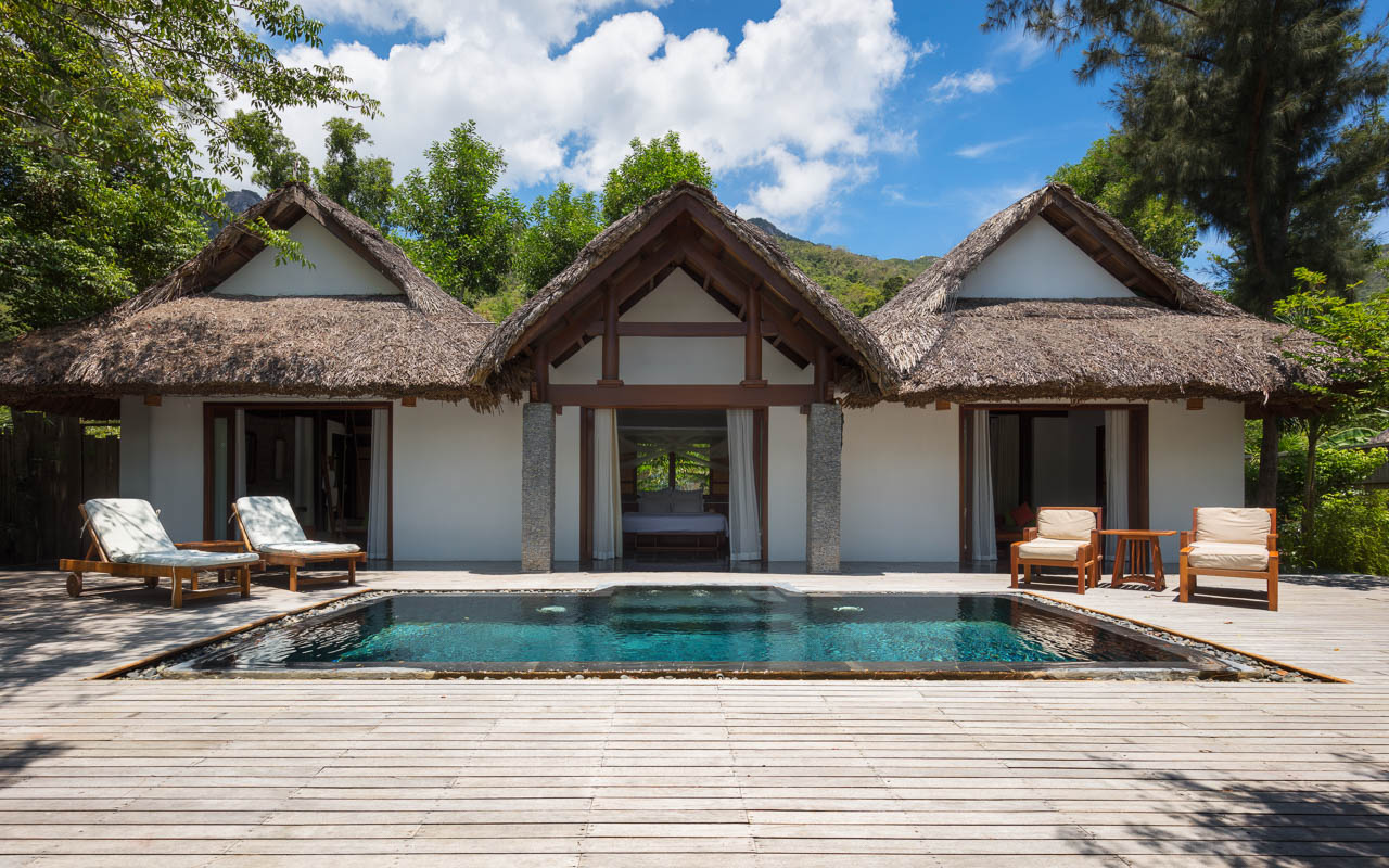 Photo of one of the beach villas