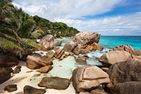 Anse Patates beach on La Digue