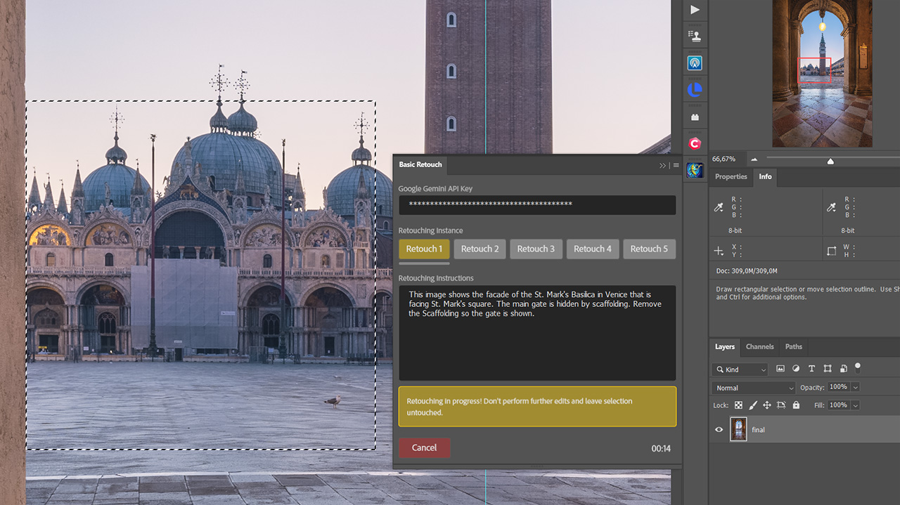 Nano Banana Plugin Interface