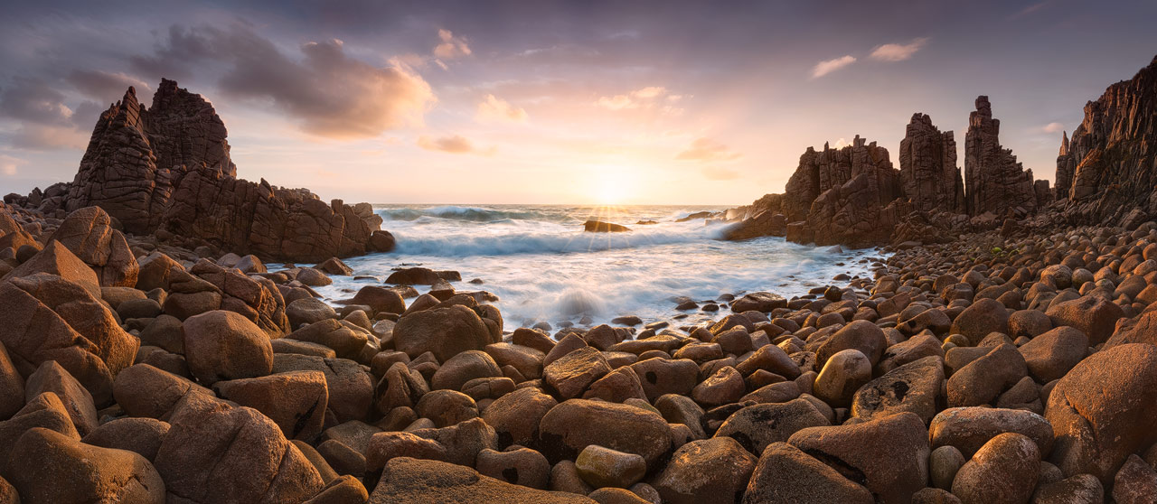 Photo Editing how to result – Cape Woolamai Panorama
