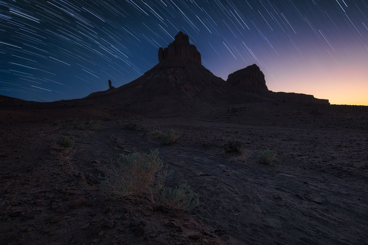 Photo Editing for star trail Photos